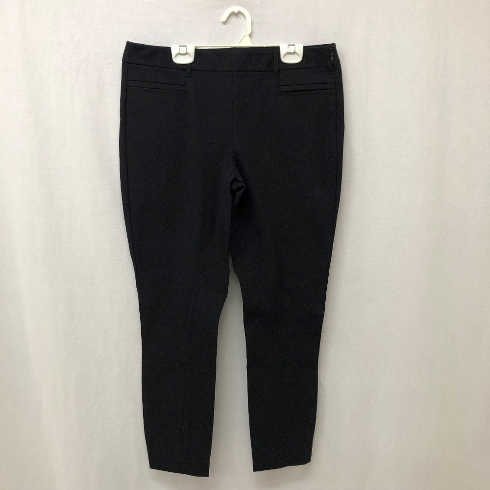 Theory Black Stretch Ankle/Capri Pants